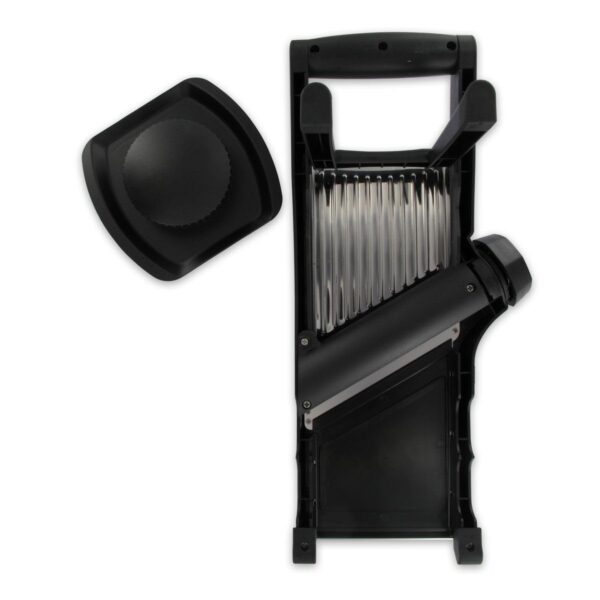 CuisineDirect 685506 Mandoline professionnelle, mandoline manuelle, tranche légumes, mandoline pour légumes, mandoline de cuisine – Image 3