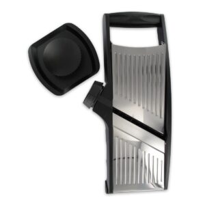 CuisineDirect 685506 Mandoline professionnelle, mandoline manuelle, tranche légumes, mandoline pour légumes, mandoline de cuisine