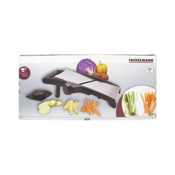 CuisineDirect 685506 Mandoline professionnelle, mandoline manuelle, tranche légumes, mandoline pour légumes, mandoline de cuisine – Image 2