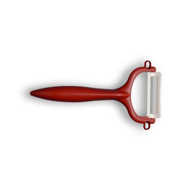 CuisineDirect - CP10NRD - Eplucheur rasoir rouge avec lame céramique ultra tranchante - matériau sain qui ne rouille pas – Image 2